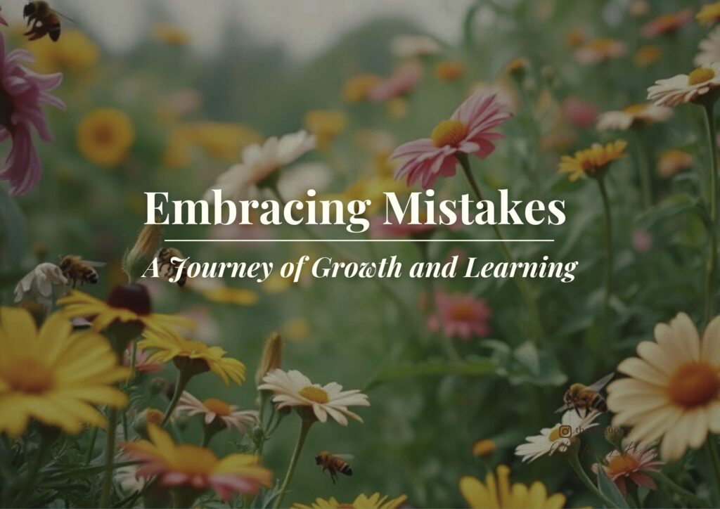 Embracing Mistakes: A Journey of Growth and Learning – Charlene L. Kazay